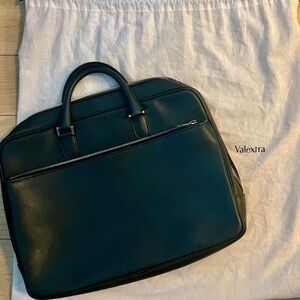 Valextra Leather “Avietta” Briefcase (Retail $4700).